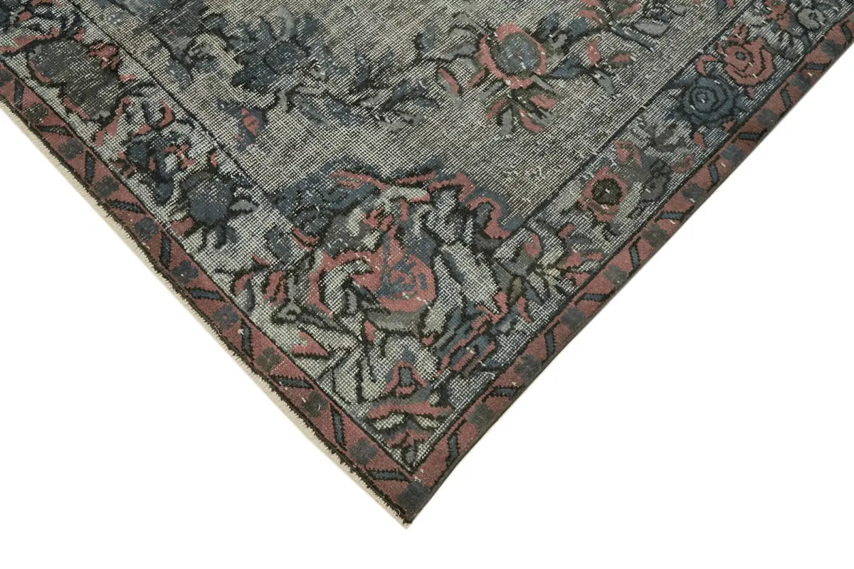 Oyma Gri Pamuk Üzerine Yün El Dokuma Kilim-173x284 - Görsel 4