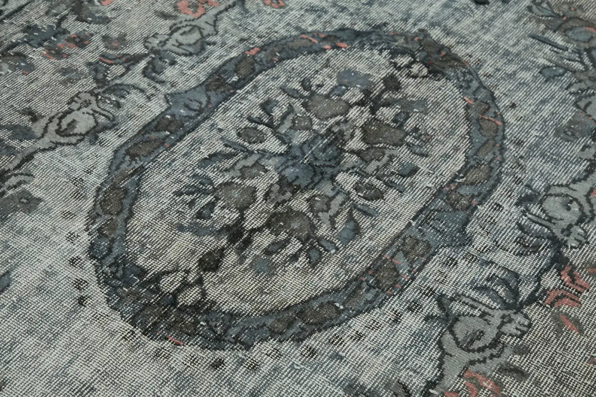 Oyma Gri Pamuk Üzerine Yün El Dokuma Kilim-173x284 - Görsel 5