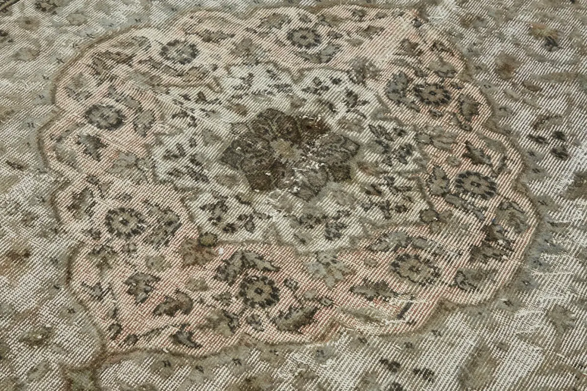 Oyma Gri Pamuk Üzerine Yün El Dokuma Kilim-163x265 - Görsel 5