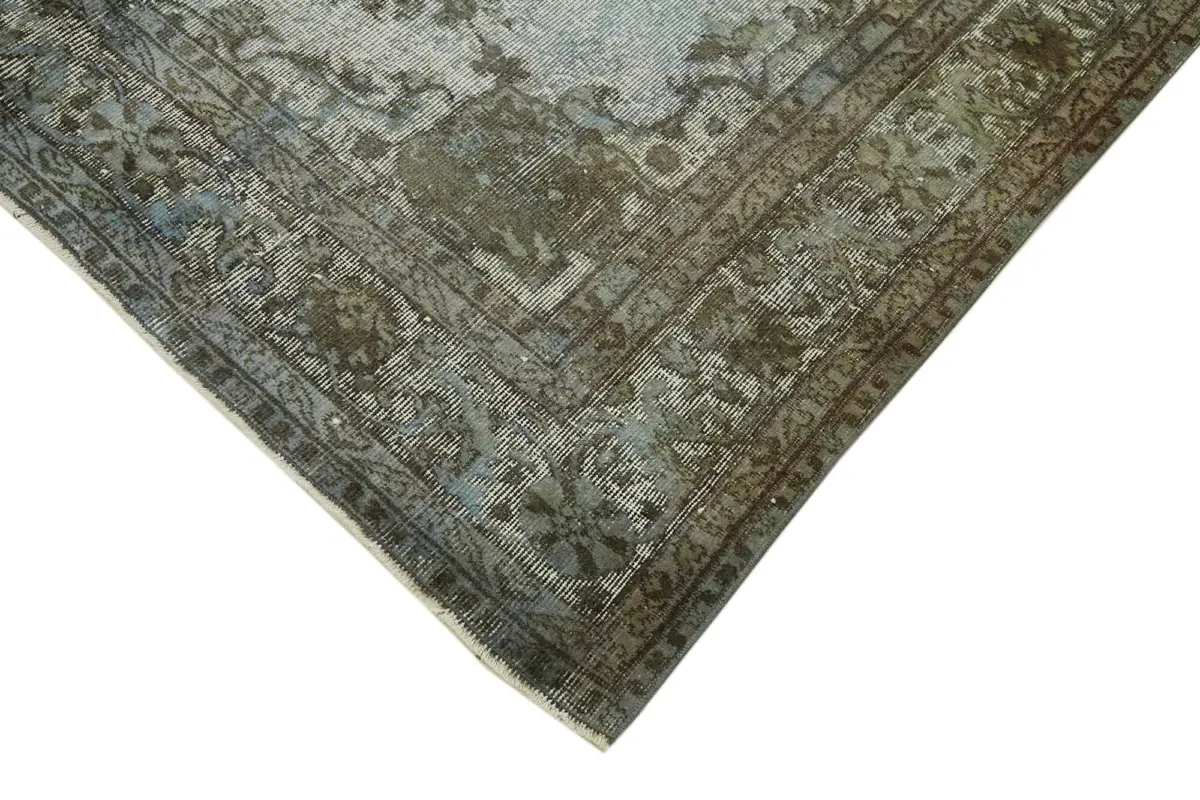Oyma Gri Pamuk Üzerine Yün El Dokuma Kilim-193x288 - Görsel 4