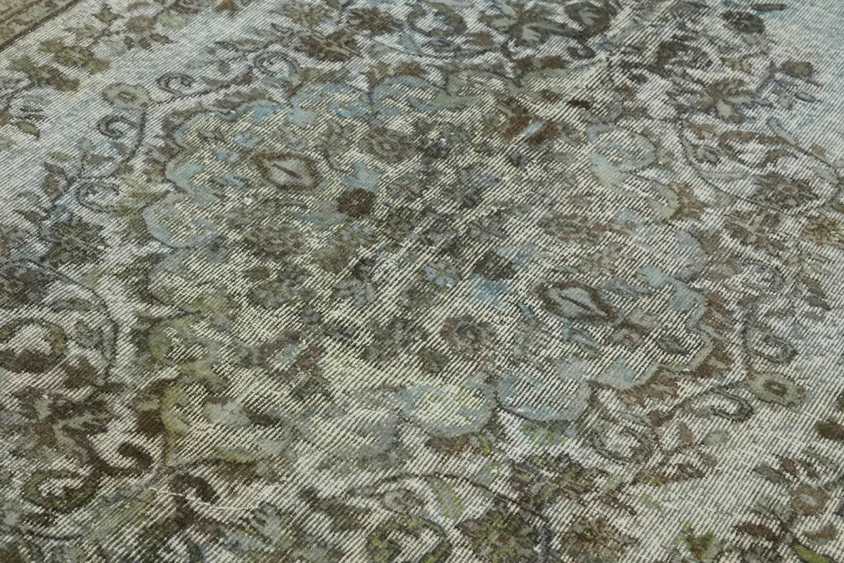 Oyma Gri Pamuk Üzerine Yün El Dokuma Kilim-193x288 - Görsel 5