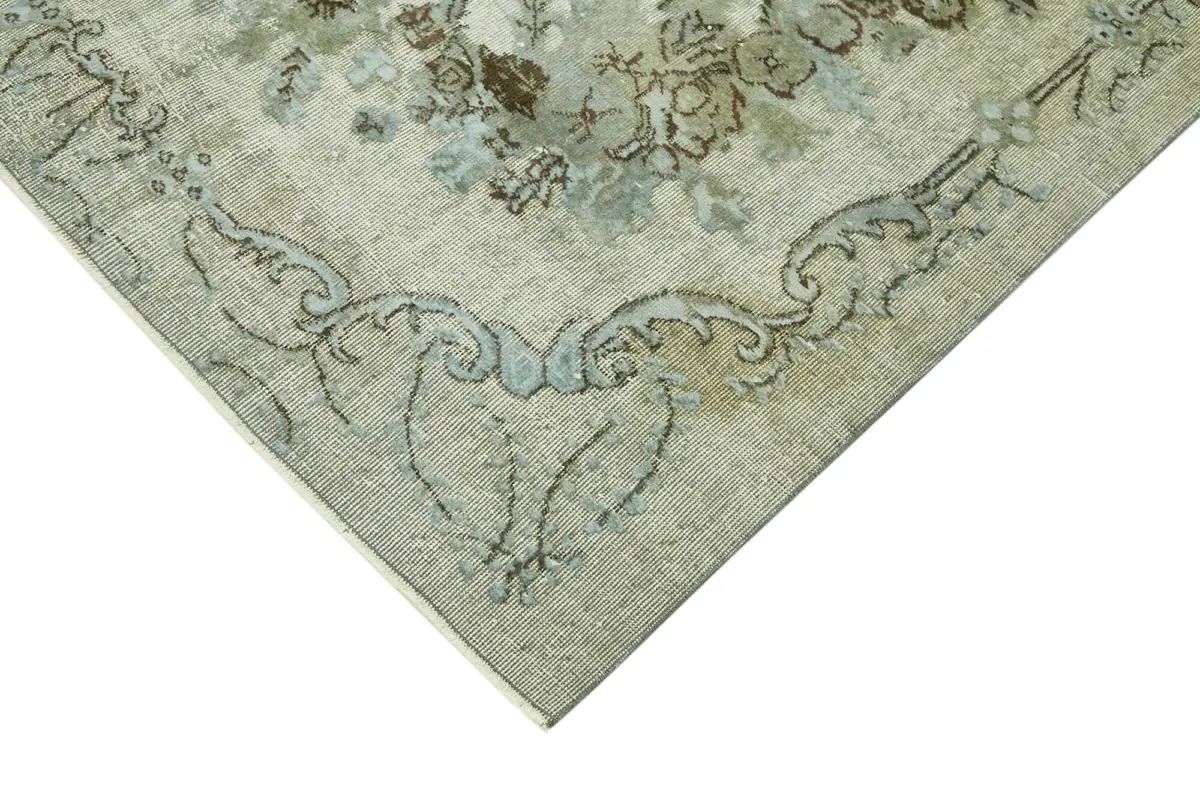 Oyma Mavi Pamuk Üzerine Yün El Dokuma Kilim-171x274 - Görsel 4