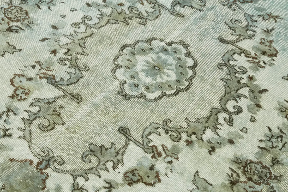 Oyma Mavi Pamuk Üzerine Yün El Dokuma Kilim-171x274 - Görsel 5