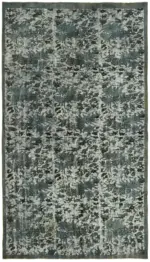 Oyma Gri Pamuk Üzerine Yün El Dokuma Kilim-150x259