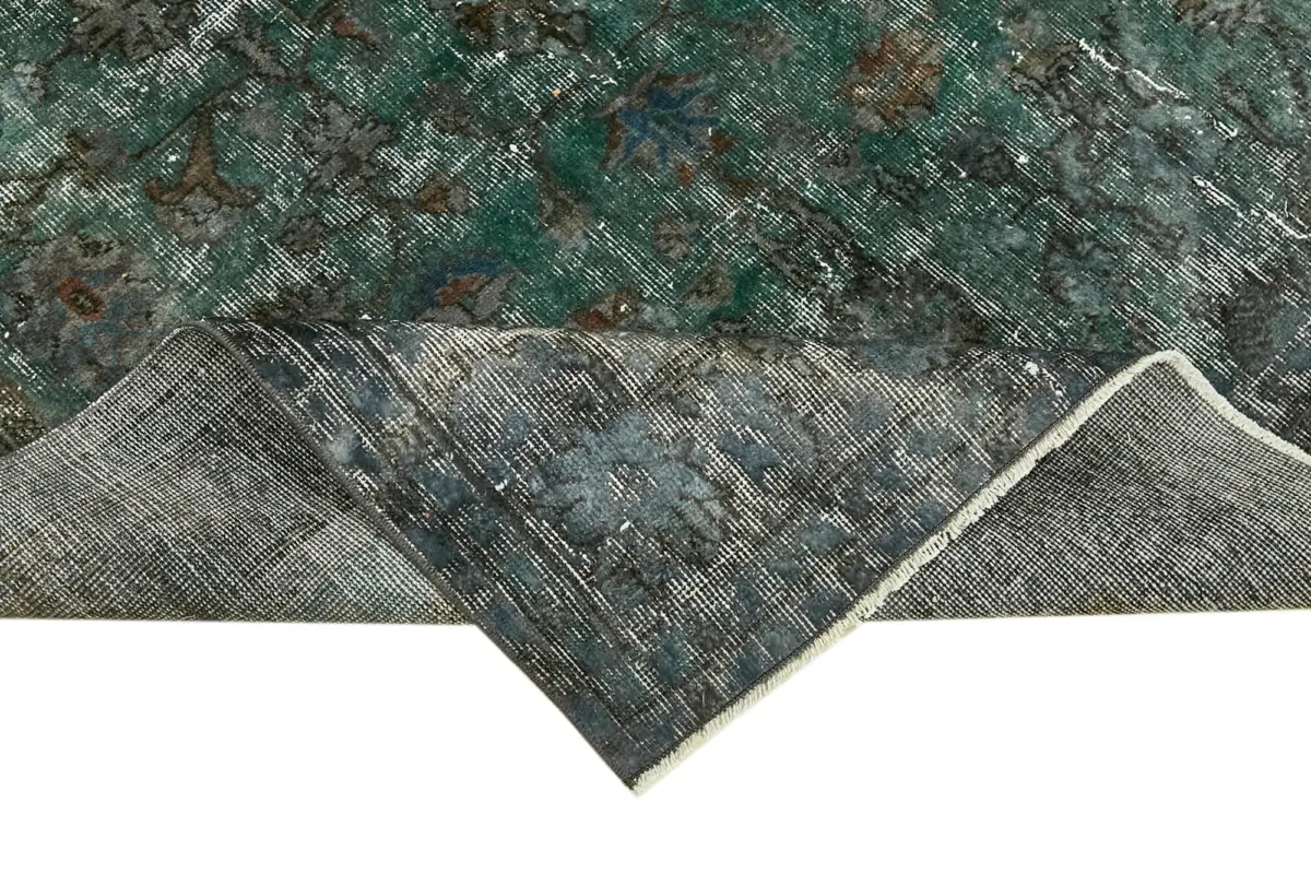 Oyma Mavi Pamuk Üzerine Yün El Dokuma Kilim-154x237 - Görsel 6