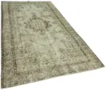 Oyma Gri Pamuk Üzerine Yün El Dokuma Kilim-161x274 - Görsel 2