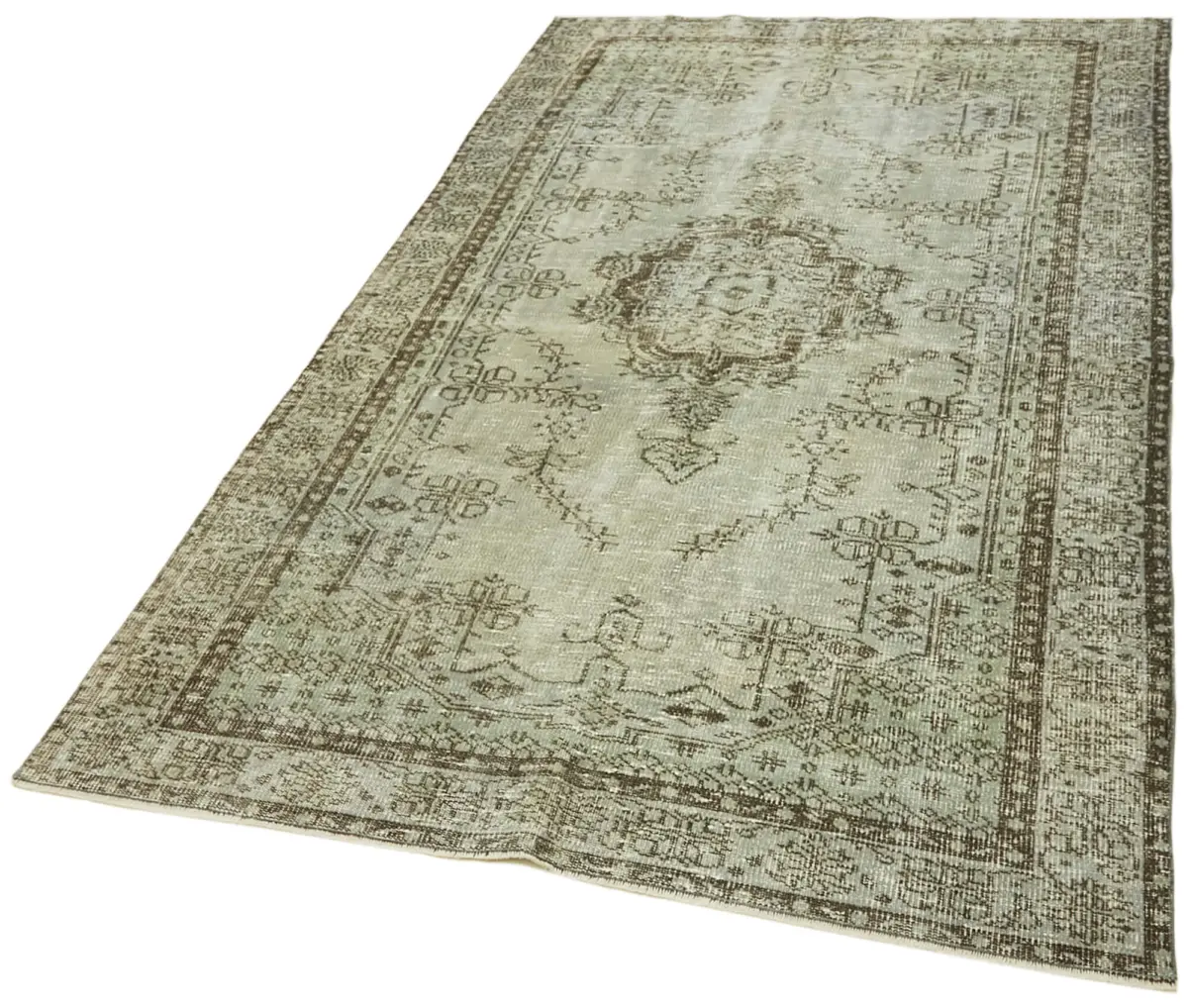 Oyma Gri Pamuk Üzerine Yün El Dokuma Kilim-161x274 - Görsel 3