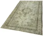 Oyma Gri Pamuk Üzerine Yün El Dokuma Kilim-161x274 - Görsel 3