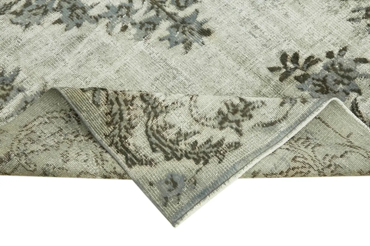 Oyma Gri Pamuk Üzerine Yün El Dokuma Kilim-170x294 - Görsel 6