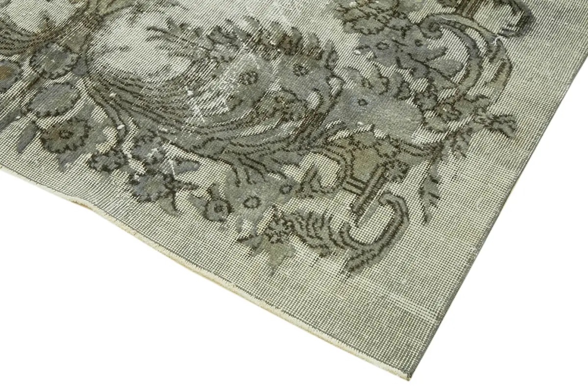 Oyma Gri Pamuk Üzerine Yün El Dokuma Kilim-162x262 - Görsel 4