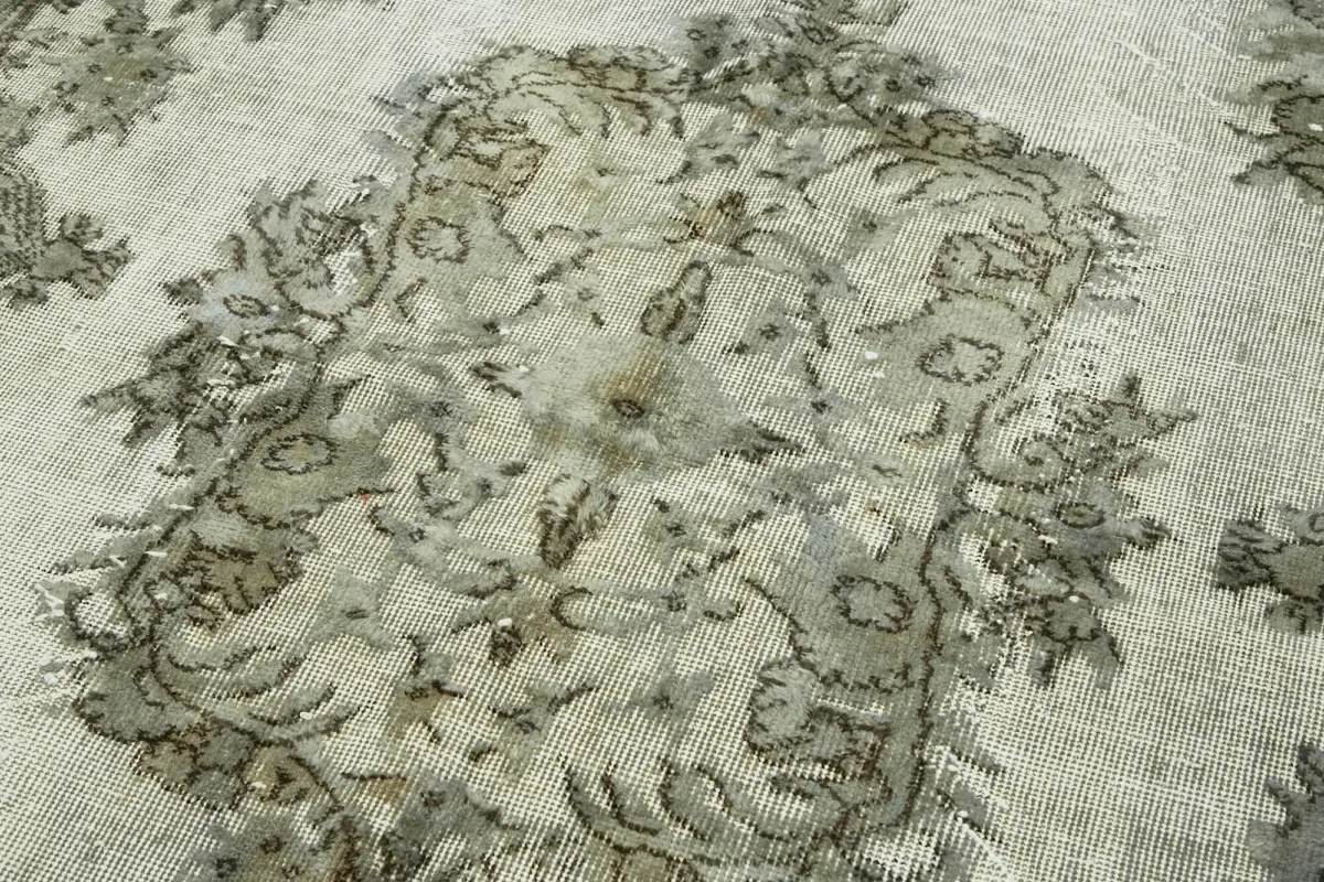 Oyma Gri Pamuk Üzerine Yün El Dokuma Kilim-162x262 - Görsel 5