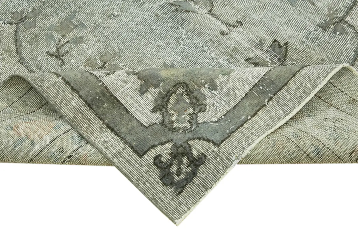 Oyma Mavi Pamuk Üzerine Yün El Dokuma Kilim-181x290 - Görsel 6