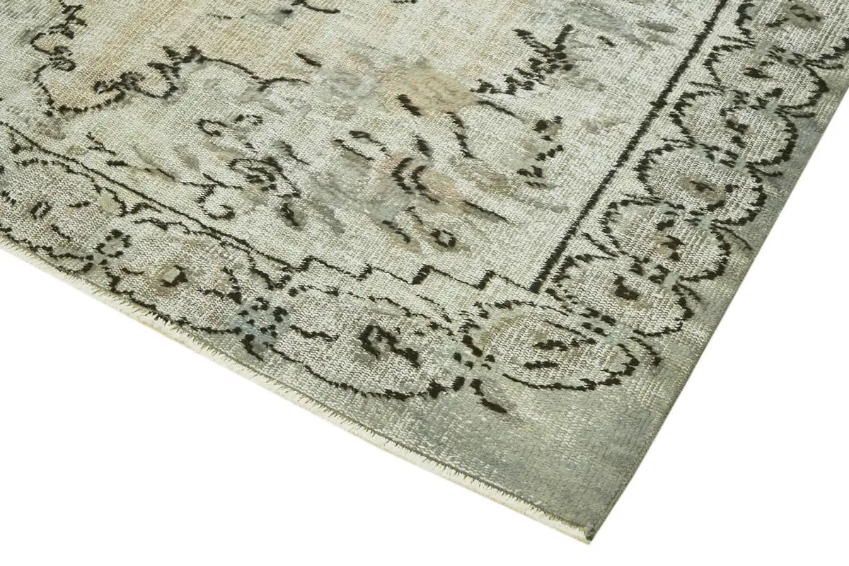 Oyma Gri Pamuk Üzerine Yün El Dokuma Kilim-184x283 - Görsel 4