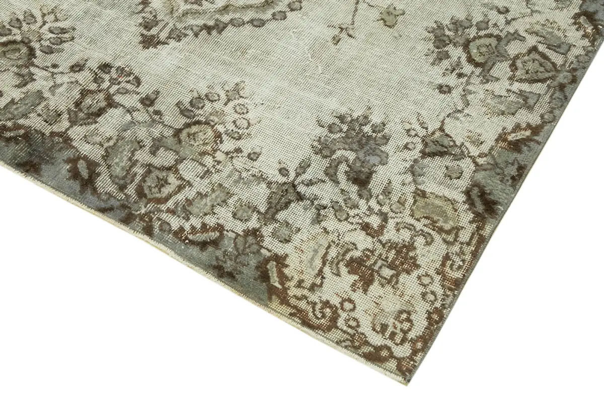 Oyma Gri Pamuk Üzerine Yün El Dokuma Kilim-159x278 - Görsel 4