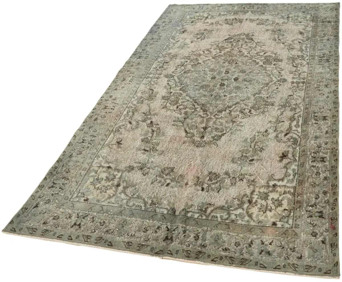 Oyma Gri Pamuk Üzerine Yün El Dokuma Kilim-173x291 - Görsel 3