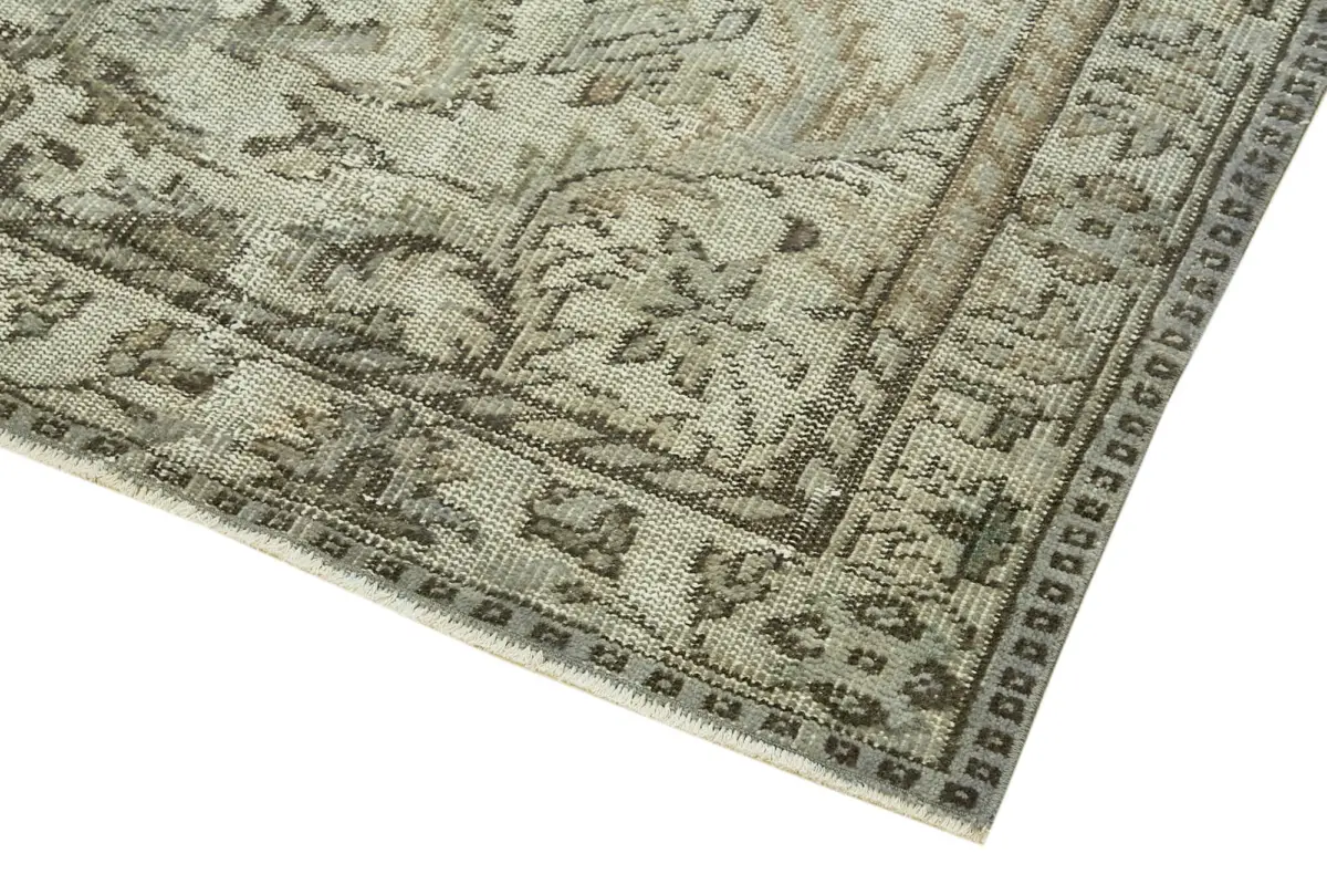 Oyma Gri Pamuk Üzerine Yün El Dokuma Kilim-153x288 - Görsel 4