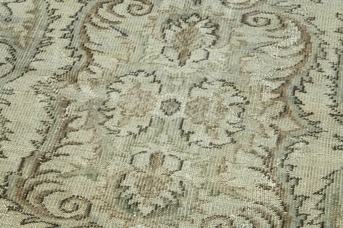 Oyma Gri Pamuk Üzerine Yün El Dokuma Kilim-153x288 - Görsel 5