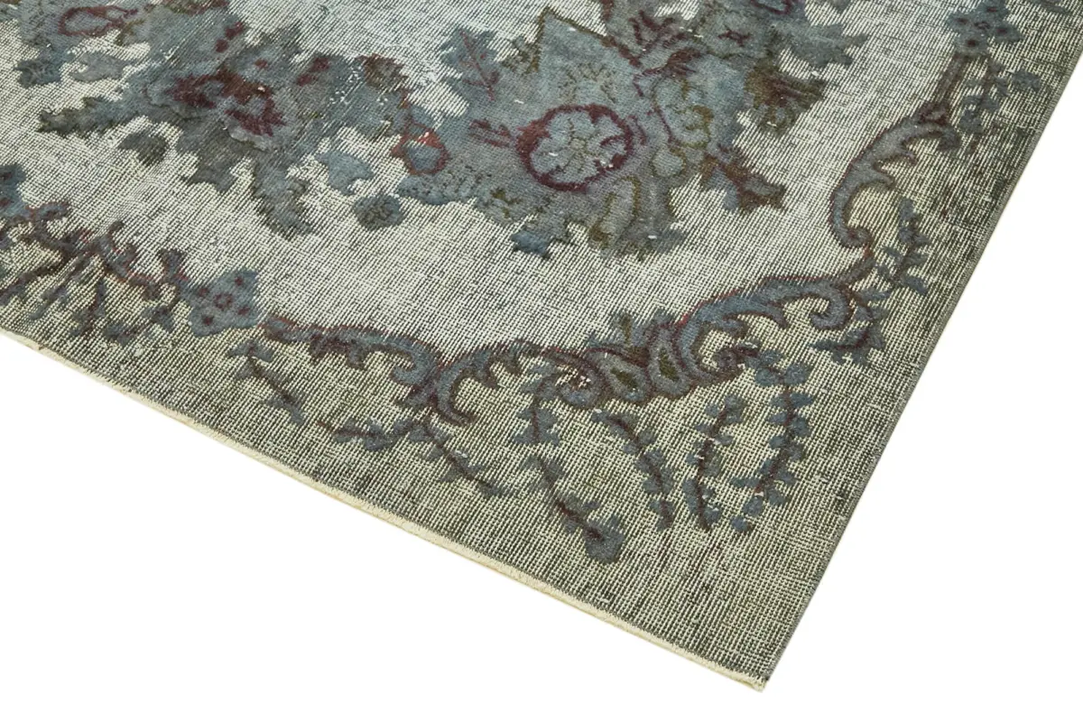 Oyma Gri Pamuk Üzerine Yün El Dokuma Kilim-164x270 - Görsel 4