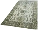Oyma Gri Pamuk Üzerine Yün El Dokuma Kilim-175x290 - Görsel 3