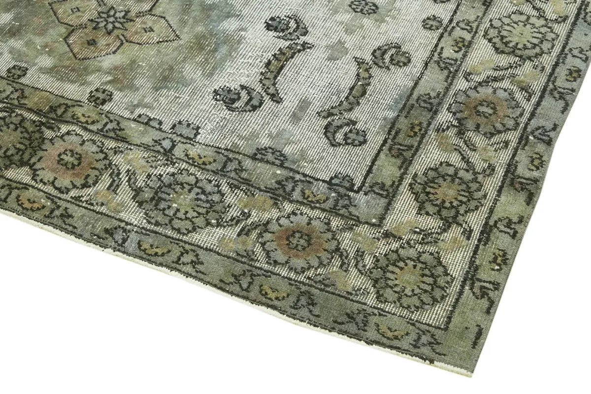 Oyma Gri Pamuk Üzerine Yün El Dokuma Kilim-175x290 - Görsel 4