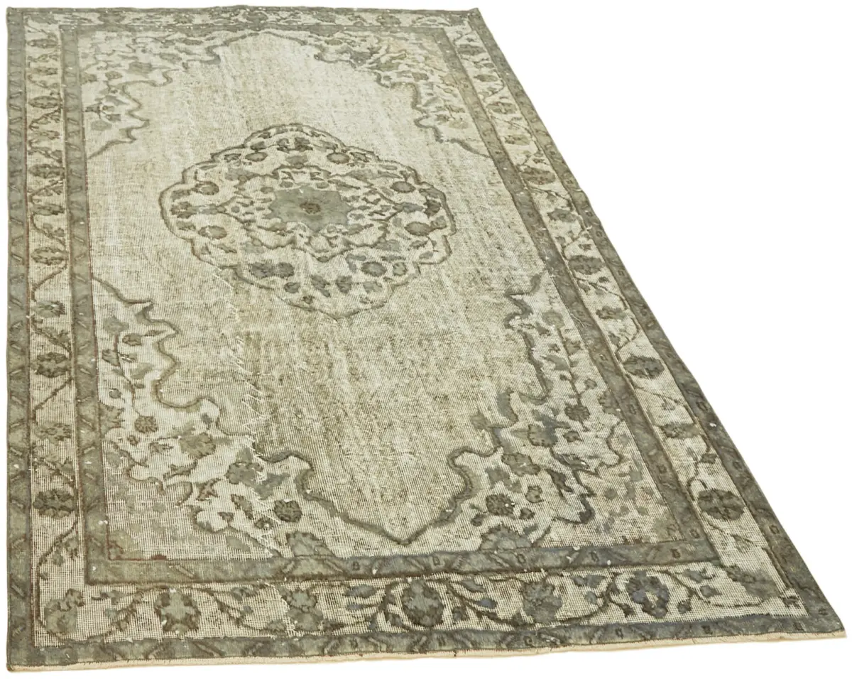 Oyma Gri Pamuk Üzerine Yün El Dokuma Kilim-169x259 - Görsel 2