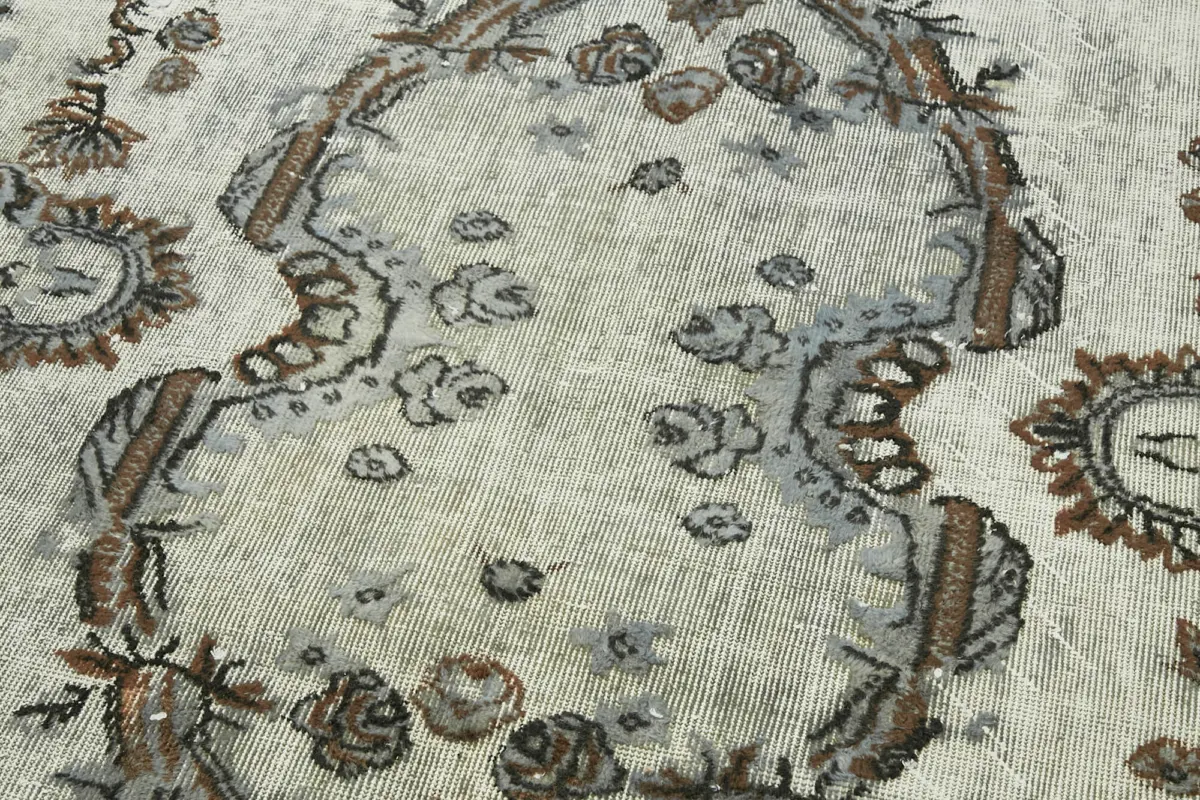 Oyma Gri Pamuk Üzerine Yün El Dokuma Kilim-200x314 - Görsel 5