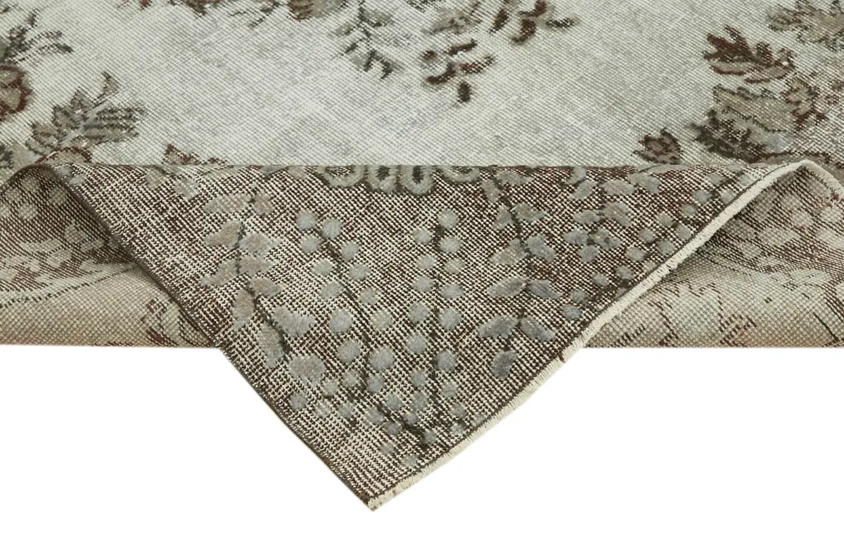 Oyma Gri Pamuk Üzerine Yün El Dokuma Kilim-170x298 - Görsel 6