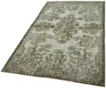 Oyma Gri Pamuk Üzerine Yün El Dokuma Kilim-167x254 - Görsel 3