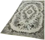 Oyma Mavi Pamuk Üzerine Yün El Dokuma Kilim-173x290 - Görsel 3