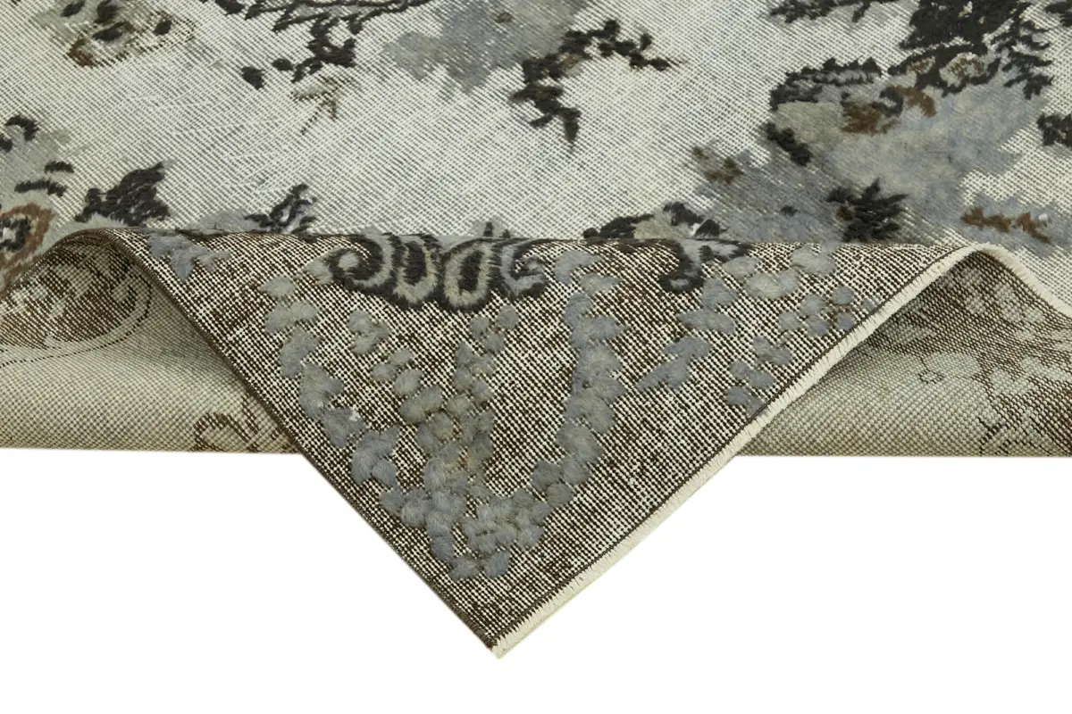 Oyma Mavi Pamuk Üzerine Yün El Dokuma Kilim-173x290 - Görsel 6