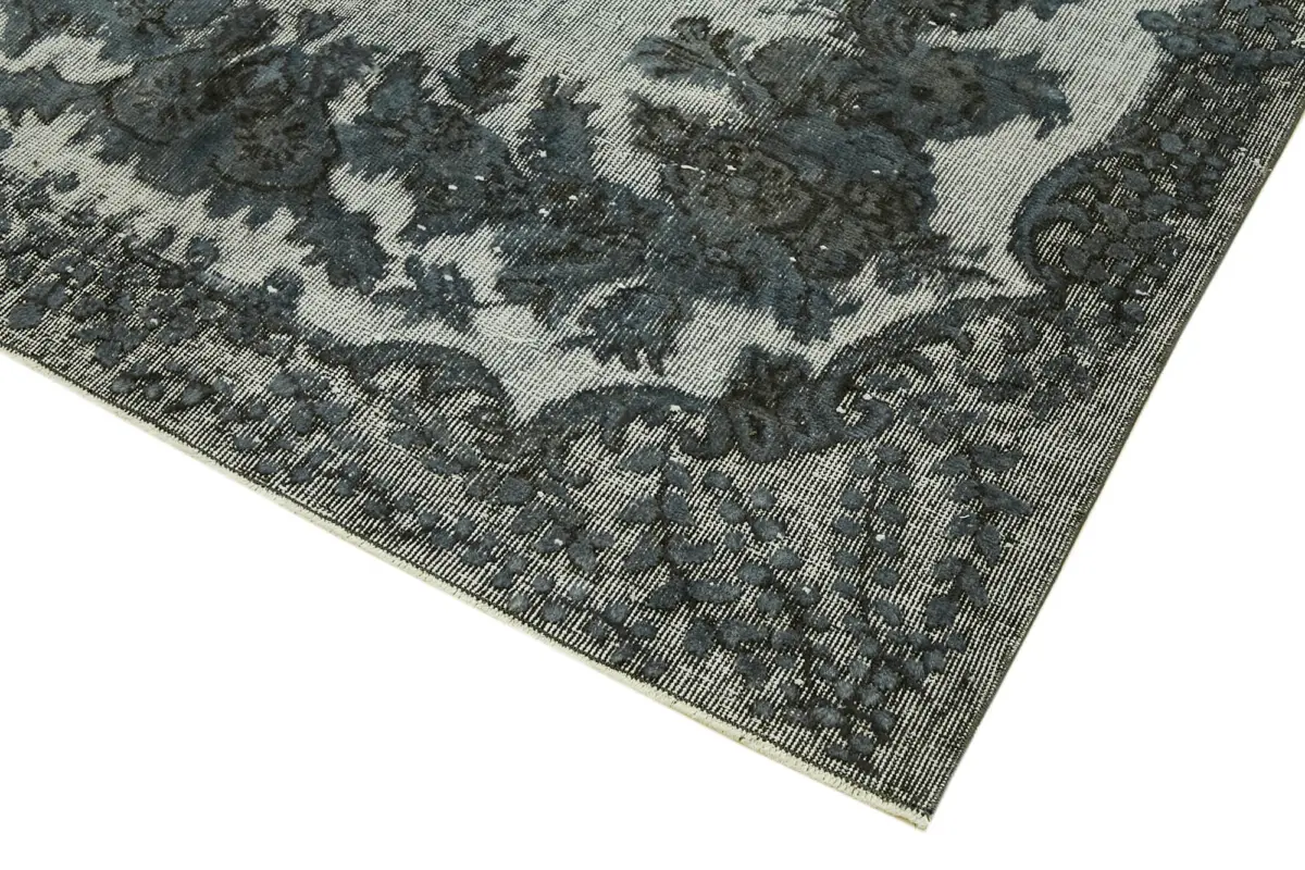 Oyma Gri Pamuk Üzerine Yün El Dokuma Kilim-181x288 - Görsel 4