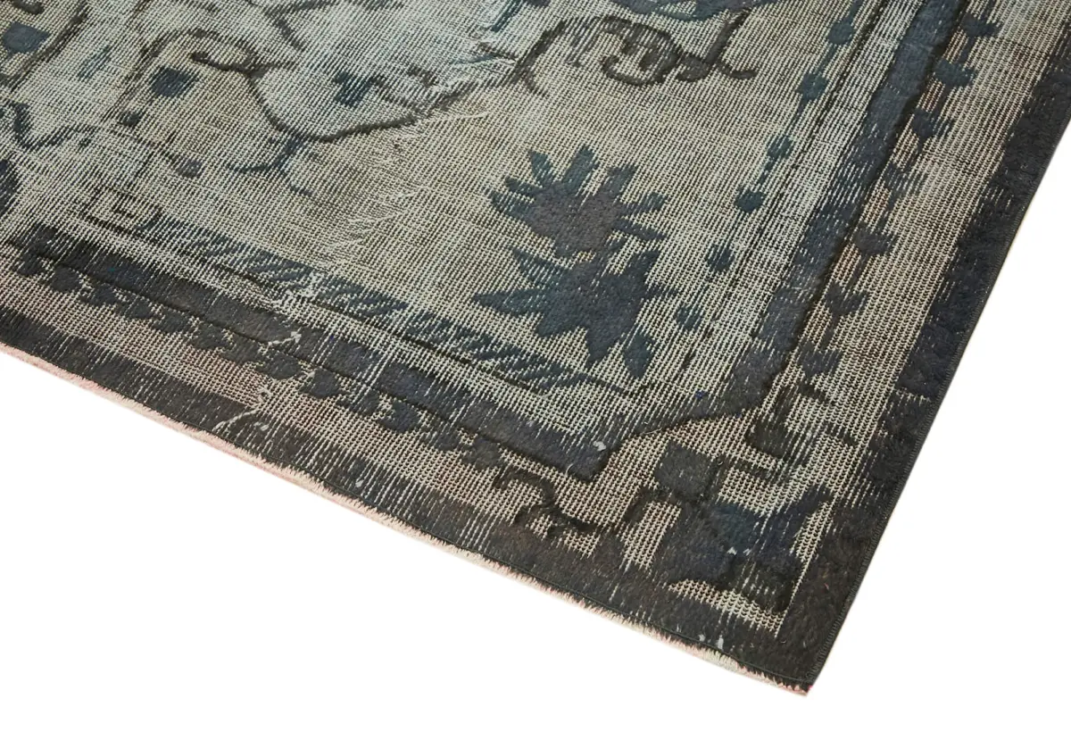 Oyma Gri Pamuk Üzerine Yün El Dokuma Kilim-175x282 - Görsel 4