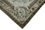 Oyma Gri Pamuk Üzerine Yün El Dokuma Kilim-207x304 - Görsel 4