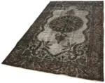 Oyma Gri Pamuk Üzerine Yün El Dokuma Kilim-175x302 - Görsel 3