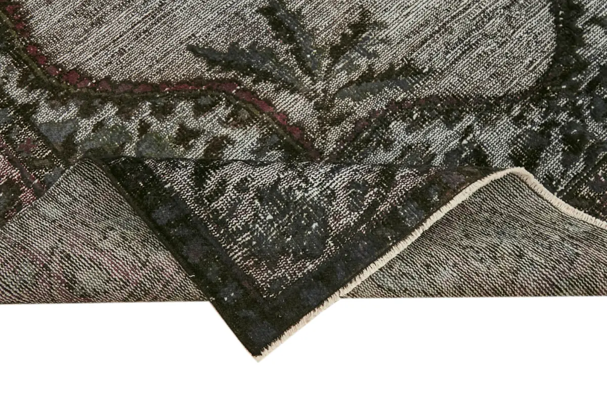 Oyma Gri Pamuk Üzerine Yün El Dokuma Kilim-175x302 - Görsel 6