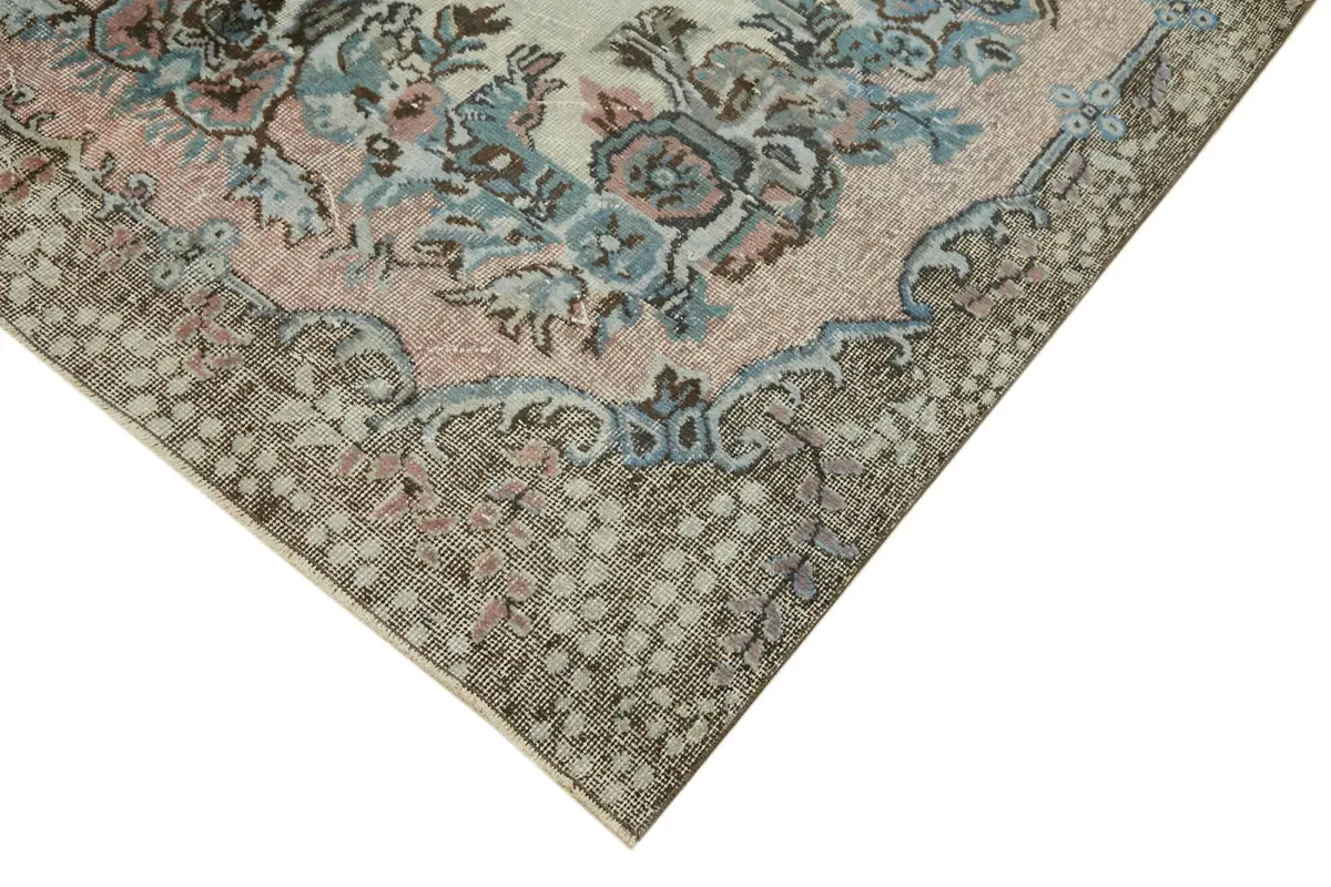 Oyma Mavi Pamuk Üzerine Yün El Dokuma Kilim-180x294 - Görsel 4