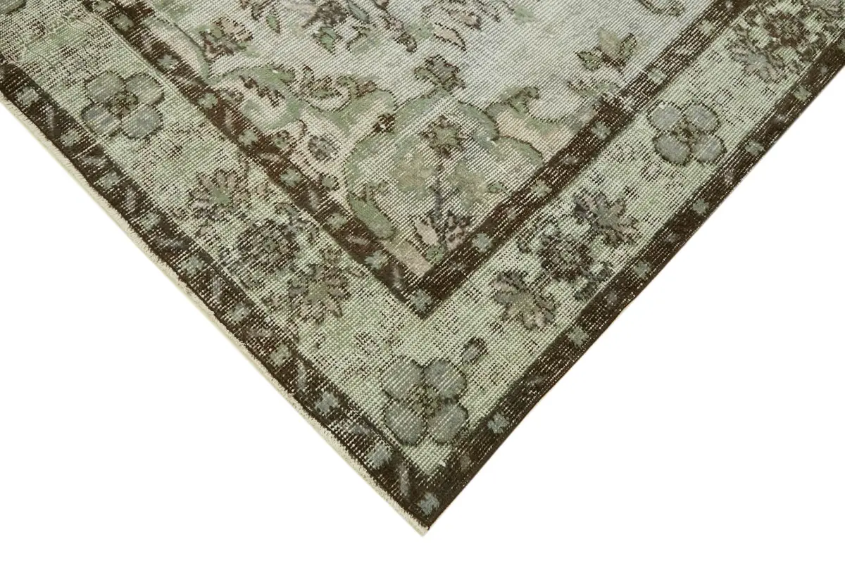 Oyma Gri Pamuk Üzerine Yün El Dokuma Kilim-182x309 - Görsel 4