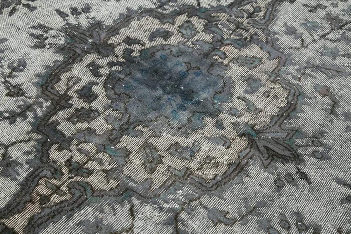 Oyma Gri Pamuk Üzerine Yün El Dokuma Kilim-166x261 - Görsel 5