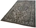 Oyma Gri Pamuk Üzerine Yün El Dokuma Kilim-176x298 - Görsel 3
