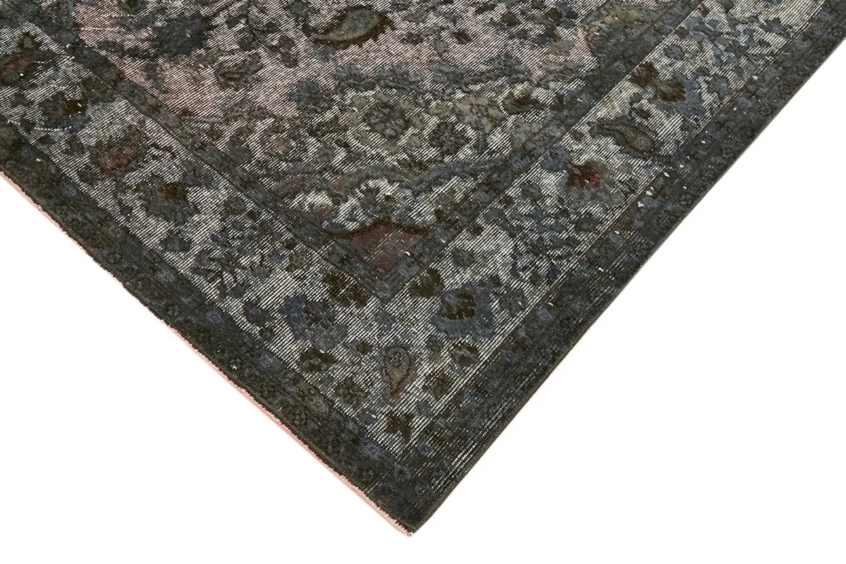 Oyma Gri Pamuk Üzerine Yün El Dokuma Kilim-176x298 - Görsel 4