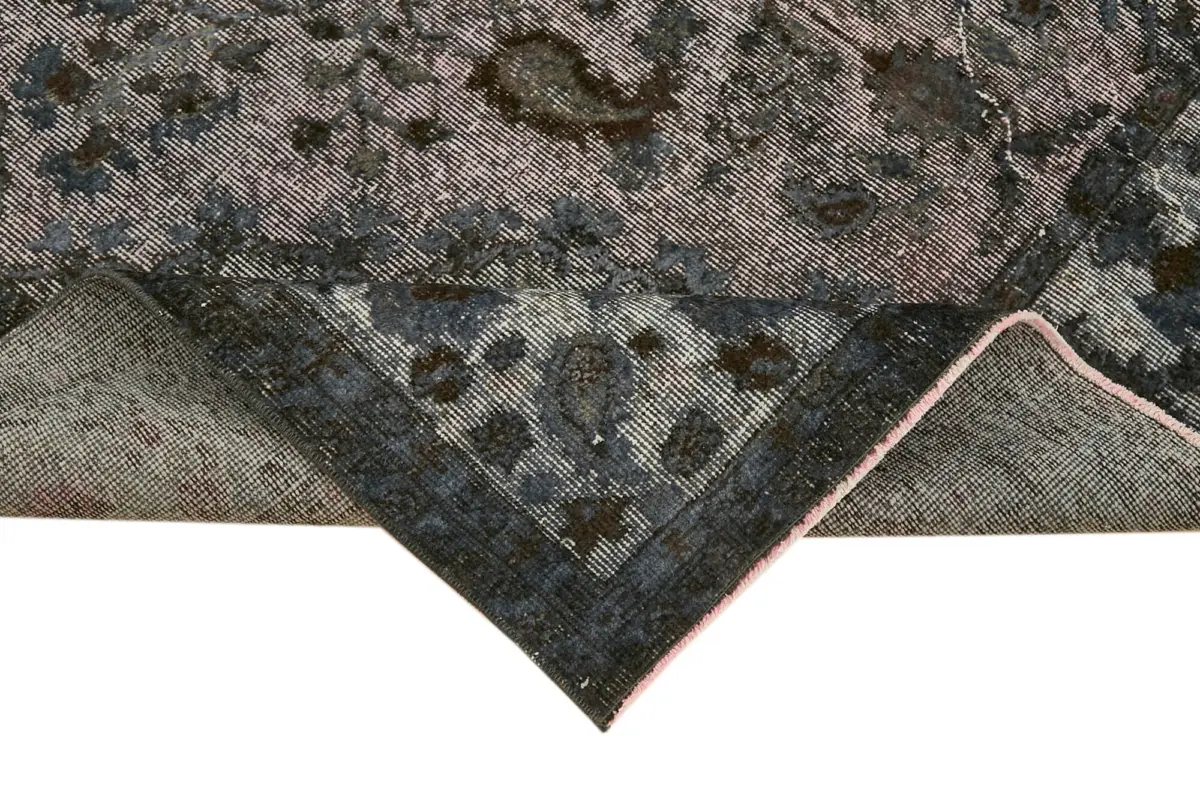 Oyma Gri Pamuk Üzerine Yün El Dokuma Kilim-176x298 - Görsel 6