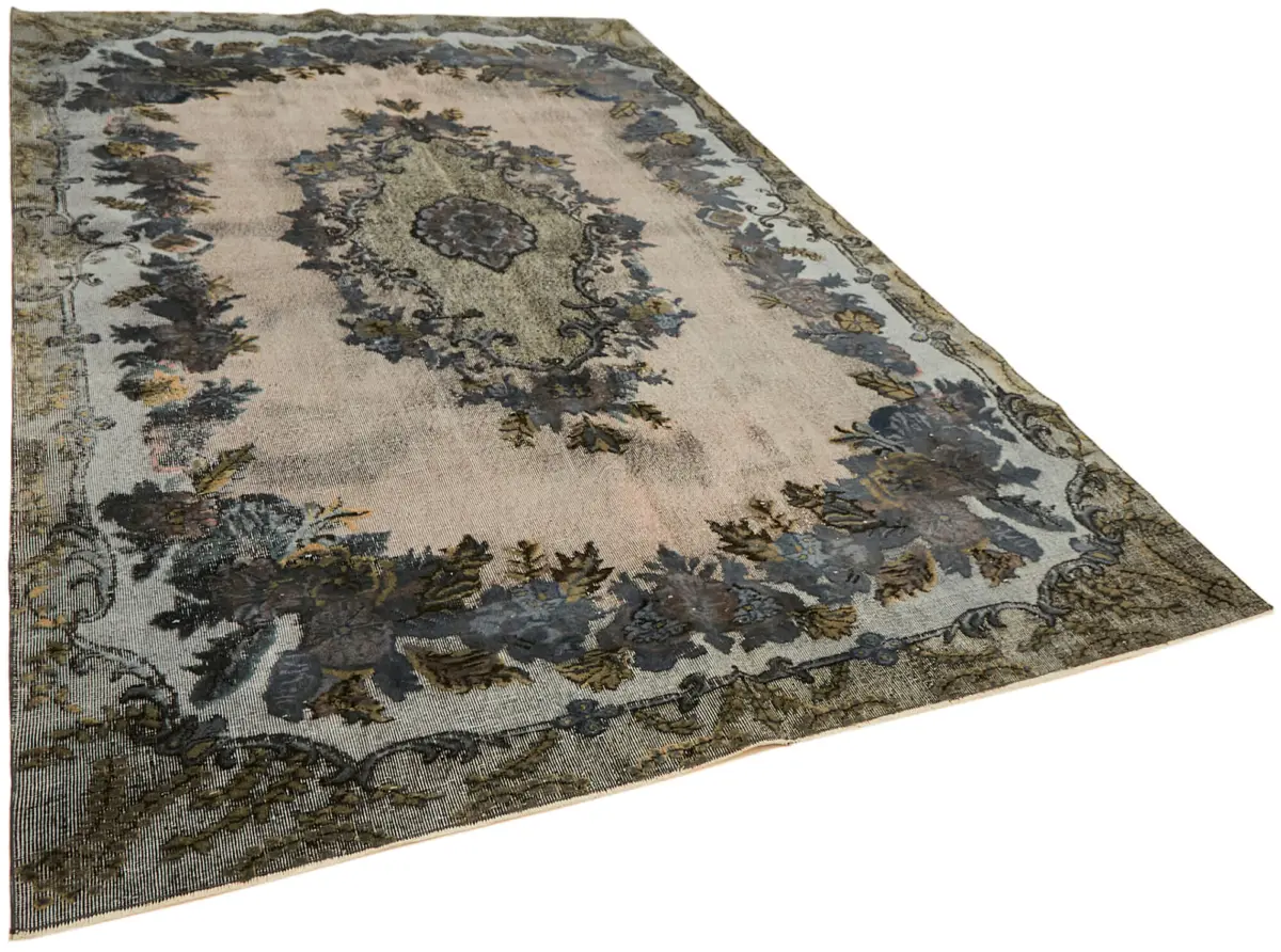 Oyma Gri Pamuk Üzerine Yün El Dokuma Kilim-217x313 - Görsel 2