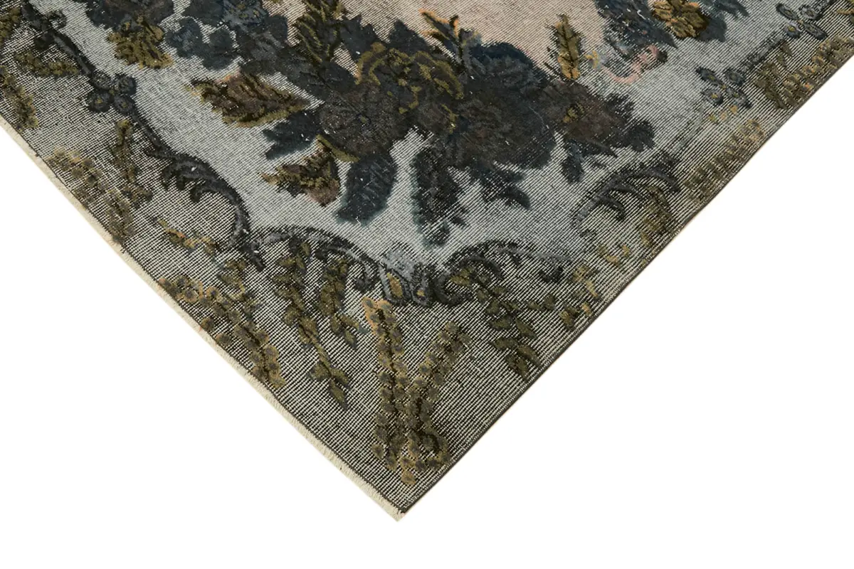 Oyma Gri Pamuk Üzerine Yün El Dokuma Kilim-217x313 - Görsel 4