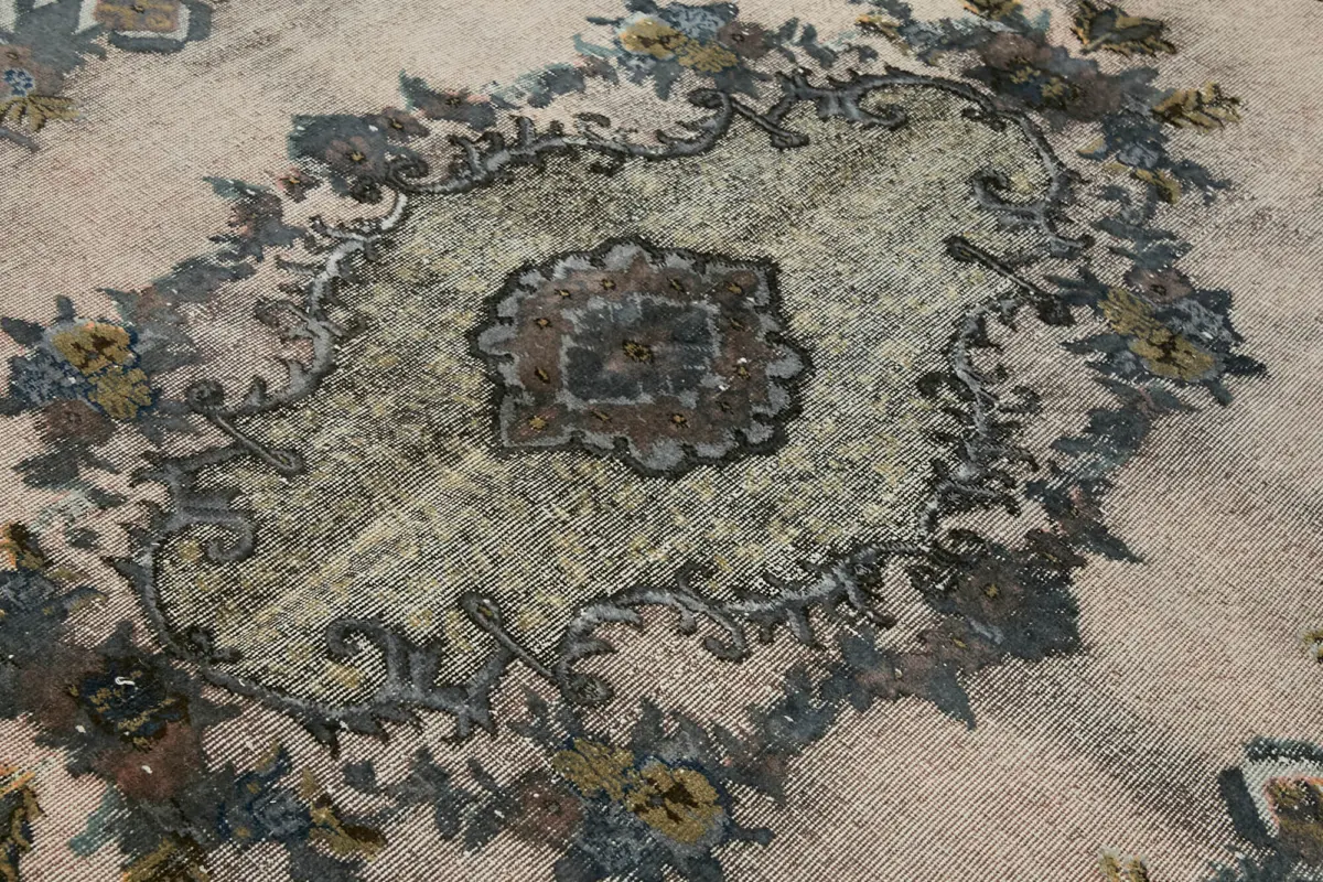 Oyma Gri Pamuk Üzerine Yün El Dokuma Kilim-217x313 - Görsel 5