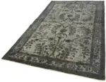 Oyma Gri Pamuk Üzerine Yün El Dokuma Kilim-182x288 - Görsel 3