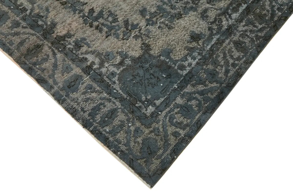 Oyma Gri Pamuk Üzerine Yün El Dokuma Kilim-165x274 - Görsel 4