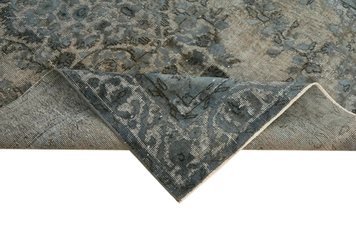 Oyma Gri Pamuk Üzerine Yün El Dokuma Kilim-165x274 - Görsel 6