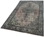 Oyma Gri Pamuk Üzerine Yün El Dokuma Kilim-158x267 - Görsel 3
