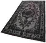 Oyma Siyah Pamuk Üzerine Yün El Dokuma Kilim-150x291 - Görsel 3