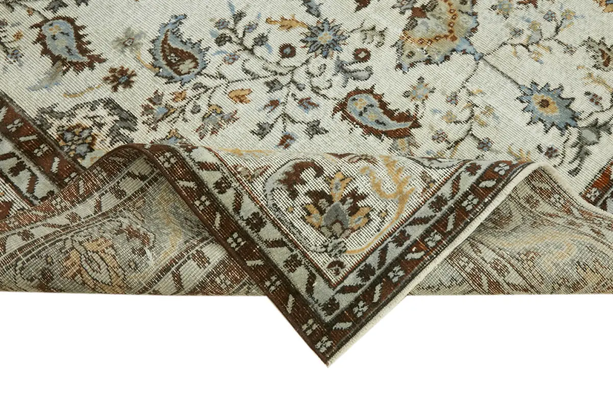 Oyma Mavi Pamuk Üzerine Yün El Dokuma Kilim-211x287 - Görsel 6